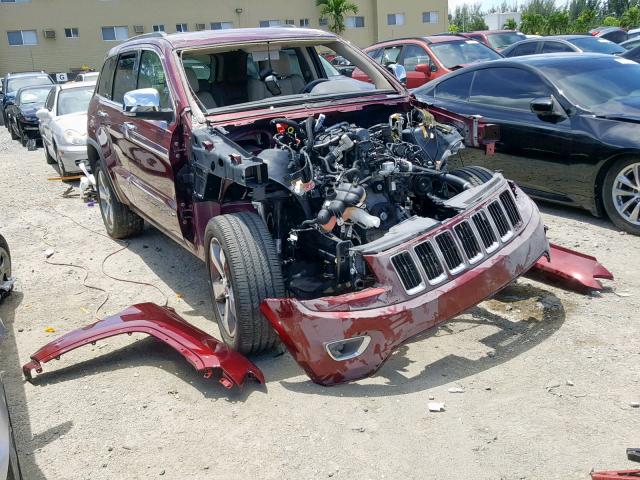 1C4RJEBG8GC418763 - 2016 JEEP GRAND CHER RED photo 1