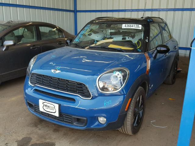 WMWZC5C5XCWL59857 - 2012 MINI COOPER S C BLUE photo 2