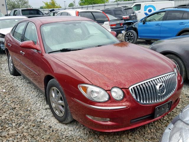 2G4WC582281176709 - 2008 BUICK LACROSSE C RED photo 1