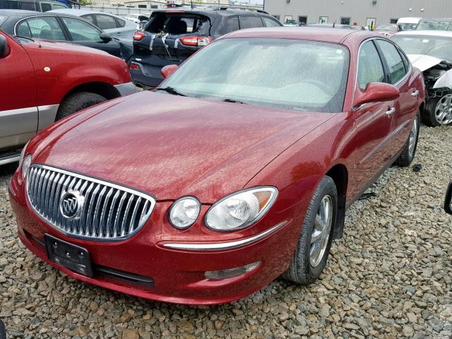 2G4WC582281176709 - 2008 BUICK LACROSSE C RED photo 2