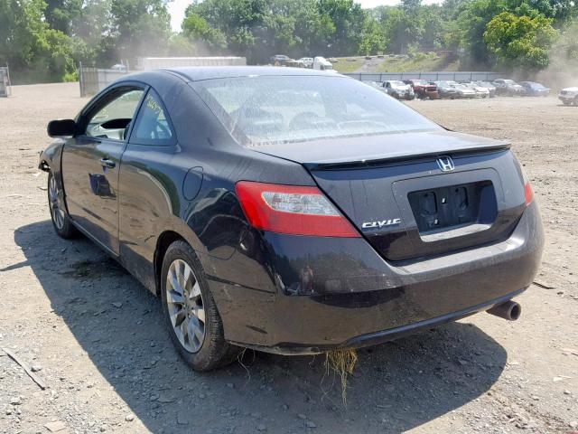 2HGFG1B97AH508228 - 2010 HONDA CIVIC EXL 黑色 照片 3