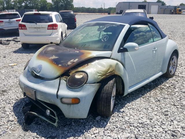 3VWCD31YX5M317678 - 2005 VOLKSWAGEN NEW BEETLE ლურჯი ფოტო 2