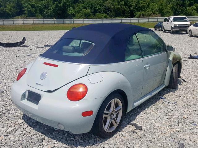 3VWCD31YX5M317678 - 2005 VOLKSWAGEN NEW BEETLE ლურჯი ფოტო 4