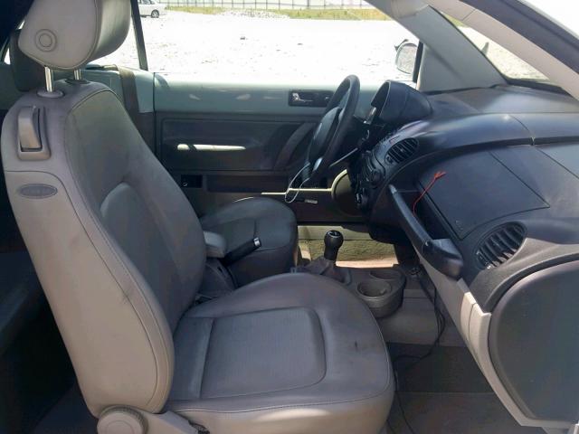 3VWCD31YX5M317678 - 2005 VOLKSWAGEN NEW BEETLE ლურჯი ფოტო 5