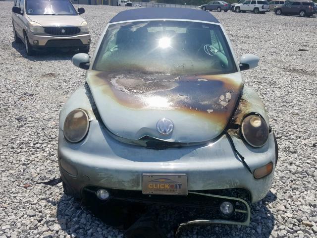 3VWCD31YX5M317678 - 2005 VOLKSWAGEN NEW BEETLE ლურჯი ფოტო 9