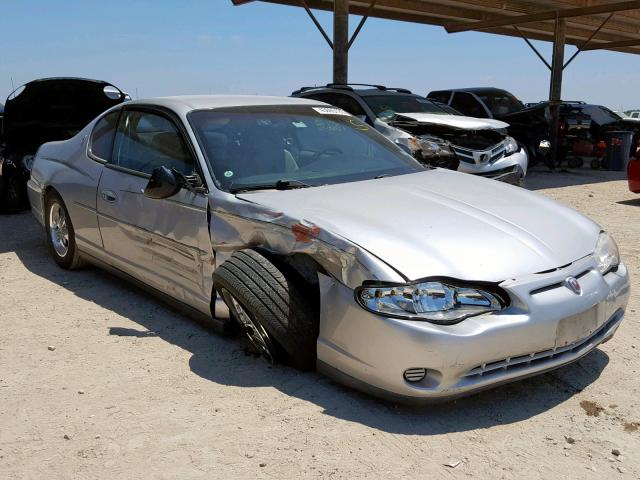 2G1WW12E929154070 - 2002 CHEVROLET MONTE CARL ვერცხლისფერი ფოტო 1