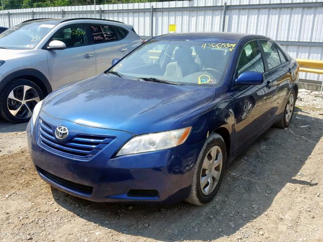 4T1BK46K17U049306 - 2007 TOYOTA CAMRY NEW BLUE photo 2