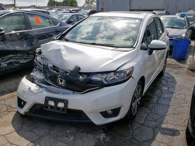 JHMGK5H76GX042891 - 2016 HONDA FIT EX WHITE photo 2