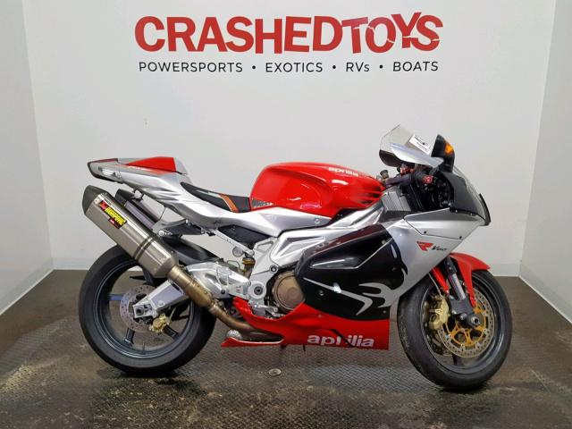 ZD4RRC0004S000268 - 2004 APRILIA RSV 1000 R RED photo 1