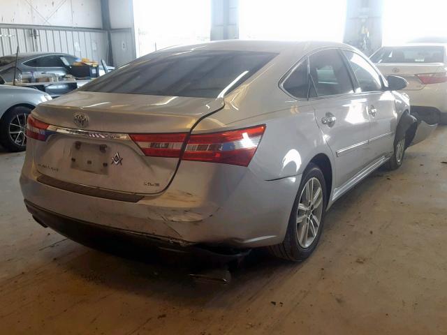 4T1BK1EB6DU073855 - 2013 TOYOTA AVALON BAS SILVER photo 4