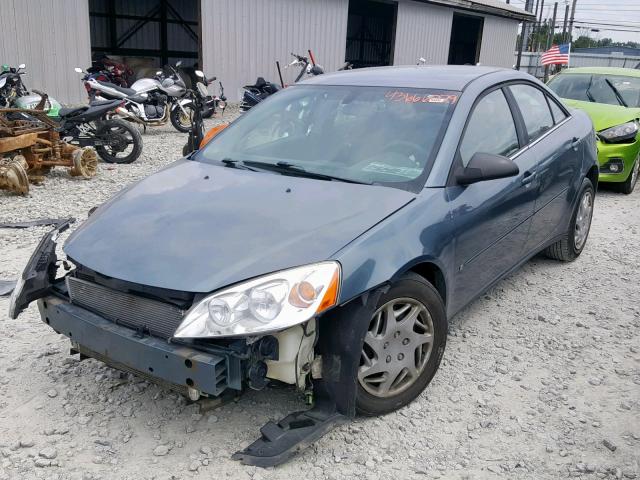 1G2ZF55B164264640 - 2006 PONTIAC G6 SE GRAY photo 2