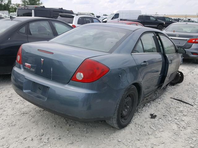 1G2ZF55B164264640 - 2006 PONTIAC G6 SE GRAY photo 4