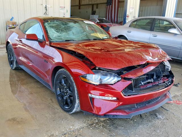 1FA6P8CF0J5172317 - 2018 FORD MUSTANG GT RED photo 1