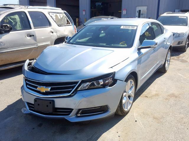 1G1145SL3EU159911 - 2014 CHEVROLET IMPALA LTZ BLUE photo 2