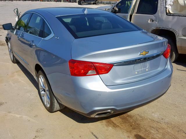 1G1145SL3EU159911 - 2014 CHEVROLET IMPALA LTZ BLUE photo 3