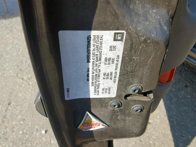 1G2WK52J22F292648 - 2002 PONTIAC GRAND PRIX BEIGE photo 10