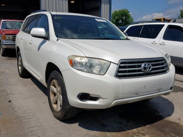 JTEES41A082106393 - 2008 TOYOTA HIGHLANDER WHITE photo 1