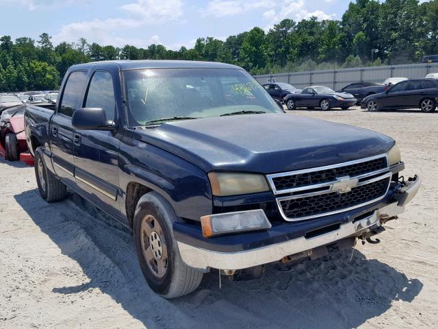 2GCEC13T361120896 - 2006 CHEVROLET SILVERADO BLUE photo 1