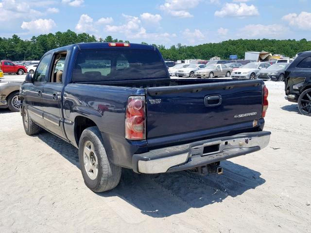 2GCEC13T361120896 - 2006 CHEVROLET SILVERADO BLUE photo 3