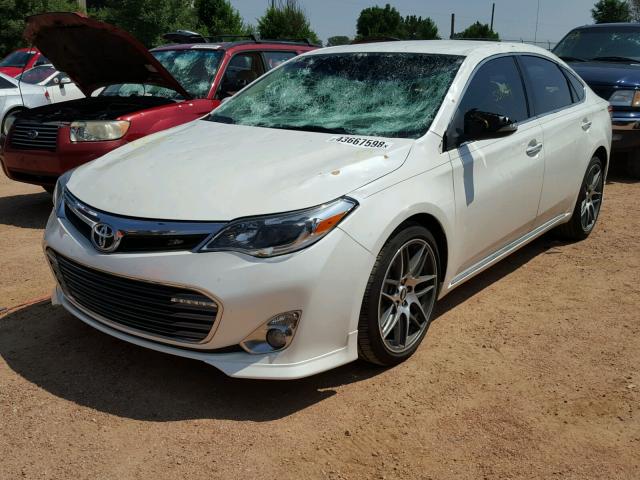 4T1BK1EB7EU081237 - 2014 TOYOTA AVALON BAS Blanc photo 2
