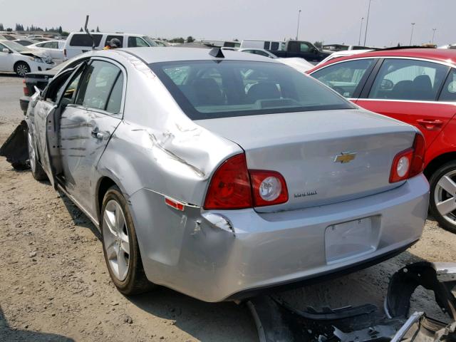 1G1ZA5E09CF370917 - 2012 CHEVROLET MALIBU LS ვერცხლისფერი ფოტო 3