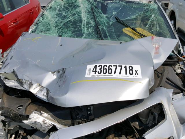 1G1ZA5E09CF370917 - 2012 CHEVROLET MALIBU LS ვერცხლისფერი ფოტო 7