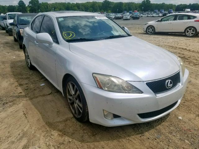 JTHBK262075038217 - 2007 LEXUS IS 250 WHITE photo 1