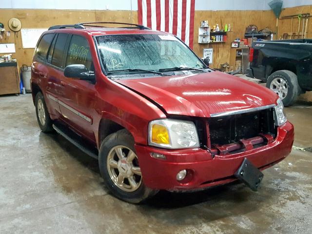 1GKDT13S222247396 - 2002 GMC ENVOY MAROON photo 1