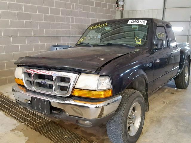 1FTZR15VXYPC11152 - 2000 FORD RANGER SUP BLUE photo 2