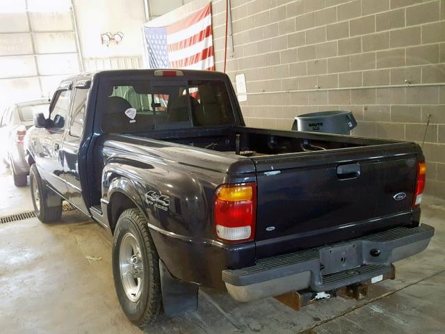 1FTZR15VXYPC11152 - 2000 FORD RANGER SUP BLUE photo 3