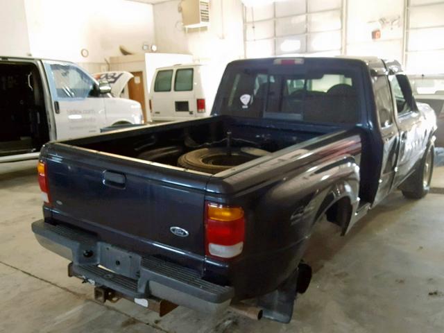 1FTZR15VXYPC11152 - 2000 FORD RANGER SUP BLUE photo 4