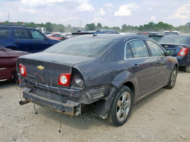 1G1ZC5EB1A4141359 - 2010 CHEVROLET MALIBU 1LT GRAY photo 4