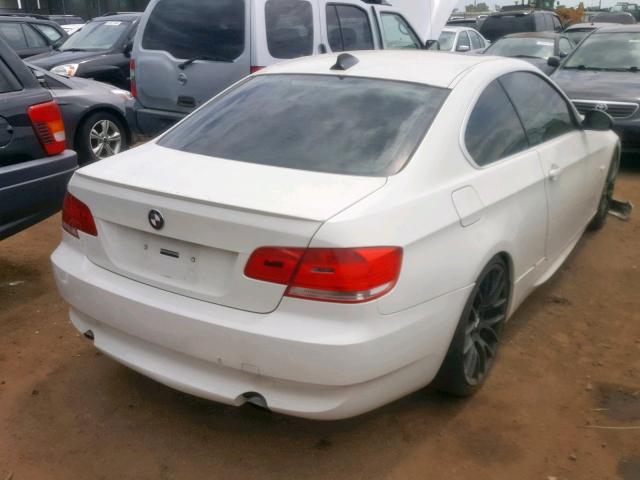 WBAWC73569E270395 - 2009 BMW 335 XI WHITE photo 4