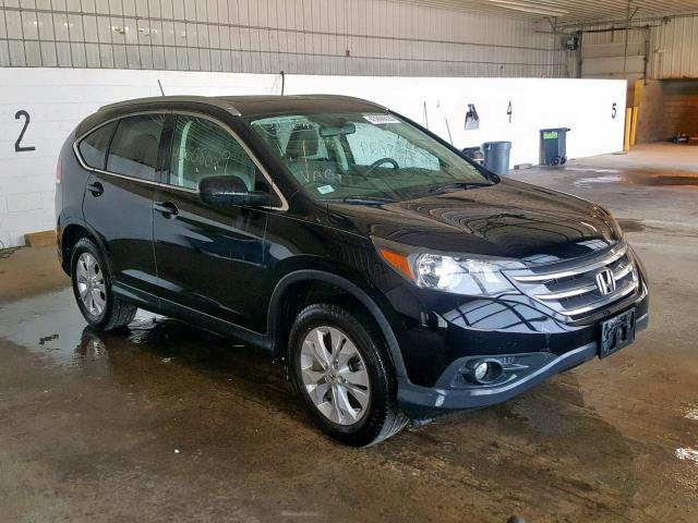 2HKRM4H71DH692301 - 2013 HONDA CR-V EXL GRAY photo 1