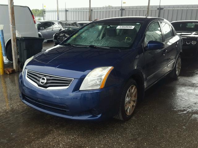 3N1AB6AP0AL707748 - 2010 NISSAN SENTRA 2.0 BLUE photo 2