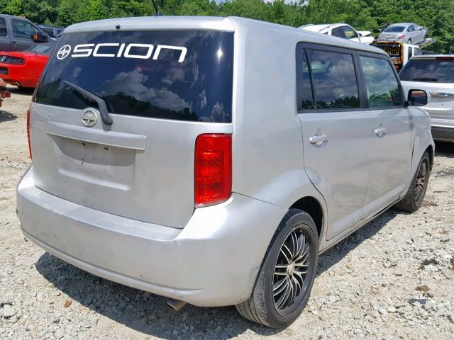 JTLKE50E481008311 - 2008 TOYOTA SCION SILVER photo 4