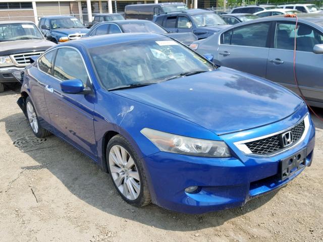 1HGCS22808A012341 - 2008 HONDA ACCORD EXL BLUE photo 1