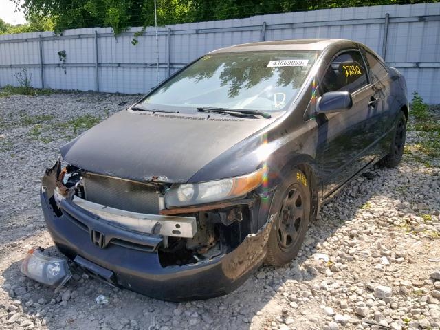 2HGFG11928H012829 - 2008 HONDA CIVIC EXL 黑色 照片 2