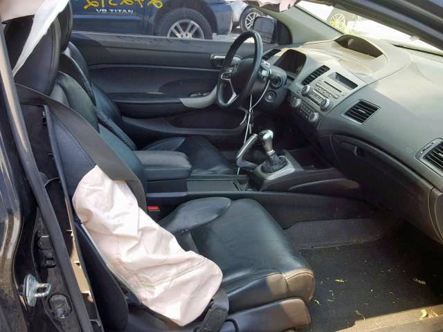 2HGFG11928H012829 - 2008 HONDA CIVIC EXL 黑色 照片 5