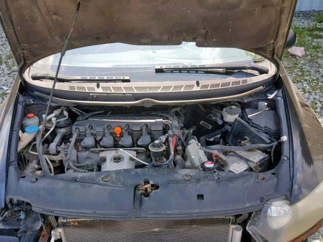 2HGFG11928H012829 - 2008 HONDA CIVIC EXL 黑色 照片 7