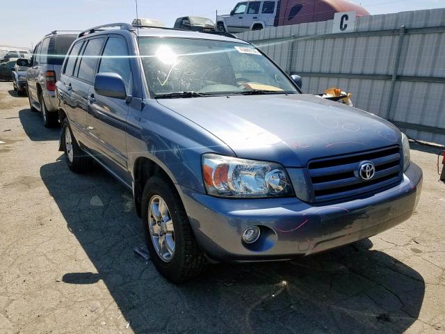 JTEDP21A350080624 - 2005 TOYOTA HIGHLANDER GRAY photo 1