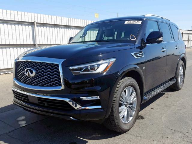 JN8AZ2NF7K9681960 - 2019 INFINITI QX80 LUXE BLACK photo 2