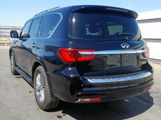 JN8AZ2NF7K9681960 - 2019 INFINITI QX80 LUXE BLACK photo 3