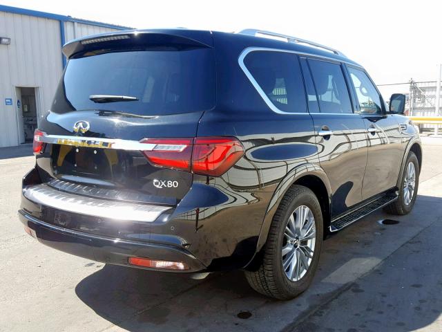 JN8AZ2NF7K9681960 - 2019 INFINITI QX80 LUXE BLACK photo 4