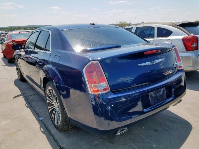 2C3CCABG0DH682730 - 2013 CHRYSLER 300 S BLUE photo 3