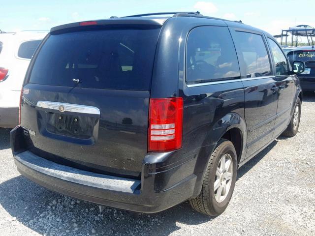 2A8HR54P48R828852 - 2008 CHRYSLER TOWN & COU BLACK photo 4