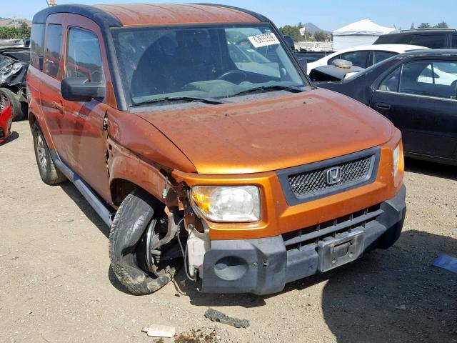 5J6YH18776L016376 - 2006 HONDA ELEMENT EX ORANGE photo 1