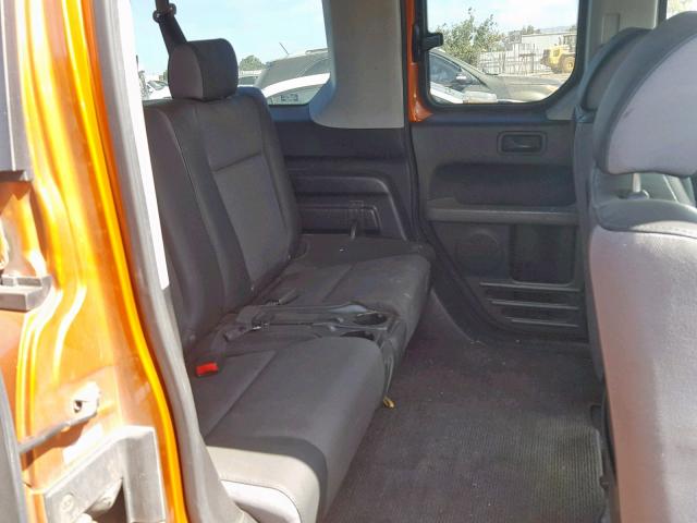 5J6YH18776L016376 - 2006 HONDA ELEMENT EX ORANGE photo 6