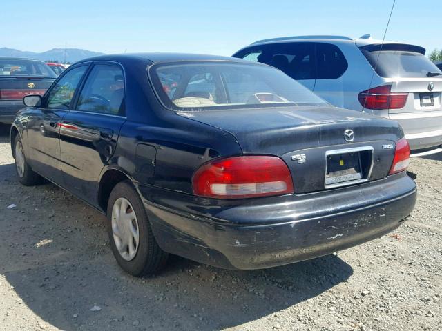 1YVGF22C2W5756192 - 1998 MAZDA 626 DX BLACK photo 3