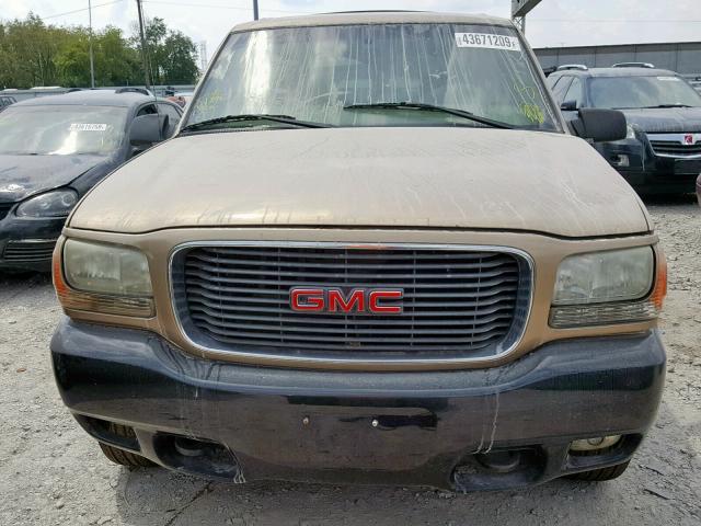 1GKEK13R2YR153250 - 2000 GMC YUKON DENA TAN photo 9